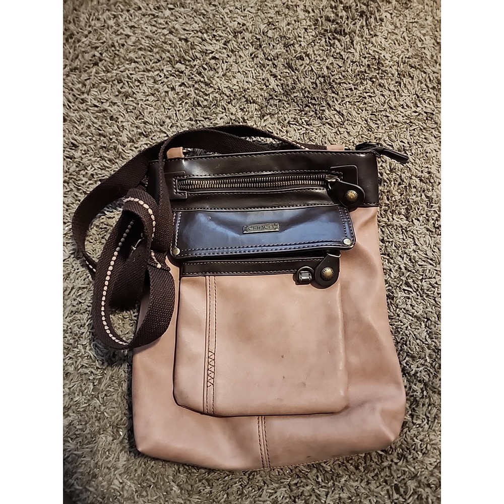 Chala Sunflower‎ Backpack Purse Vegan Leather Brown